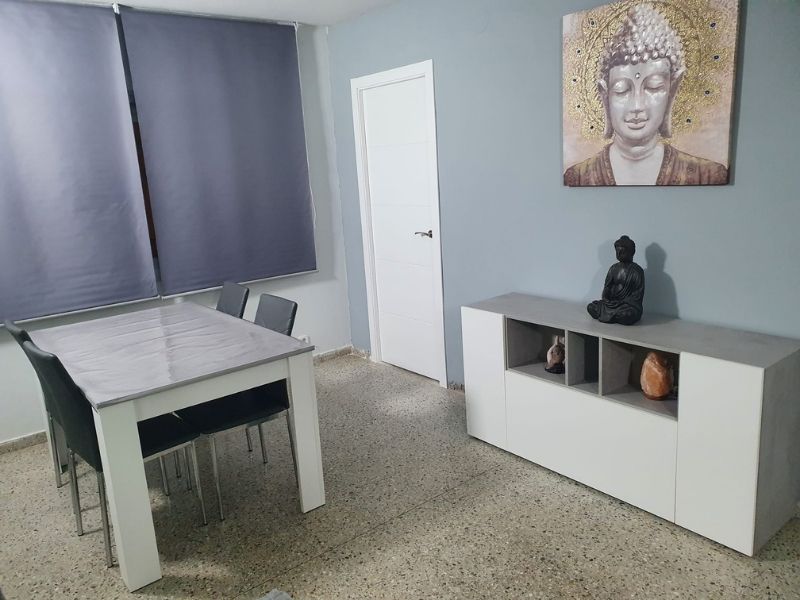 Foto de cliente de Mesa comedor extensible Cemento 140-190x90 cm