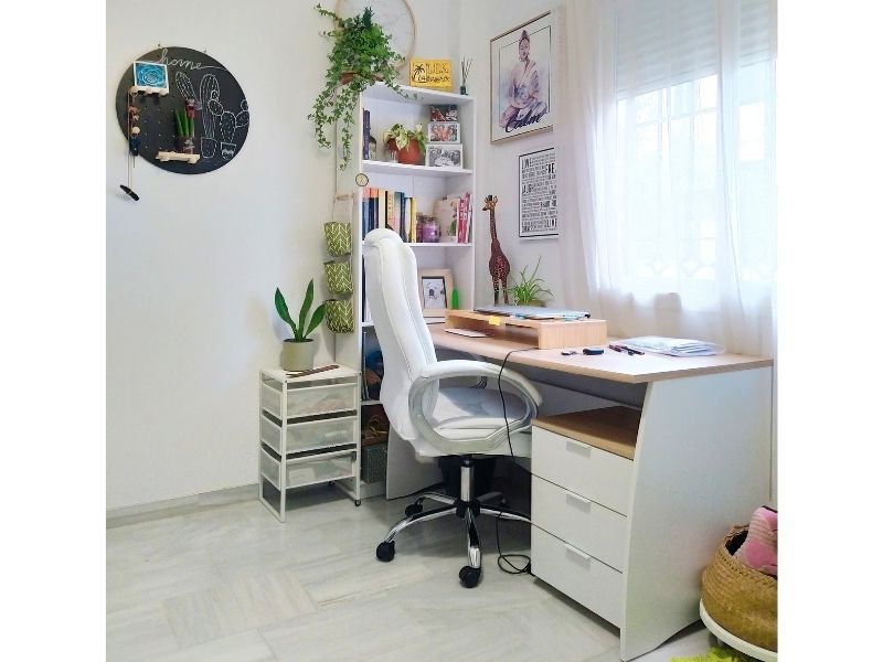 Foto de cliente de Estantería Juvenil I-Joy Blanca 5 Baldas Despacho Habitación 180x52 cm