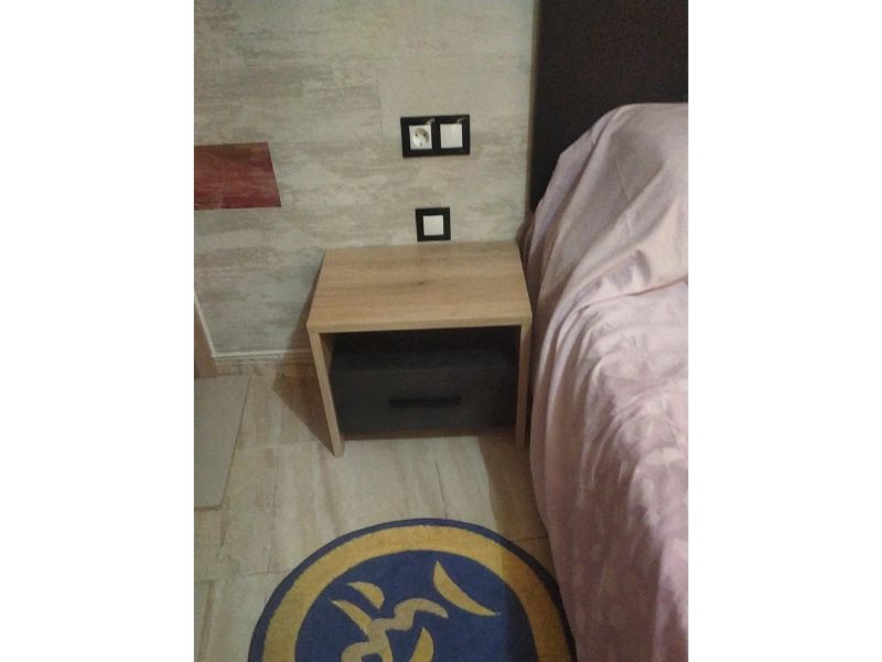 Foto de cliente de Mesita De Noche Estilo Industrial Urano Roble Kronberg Y Negro Sidewalk 50x40 cm
