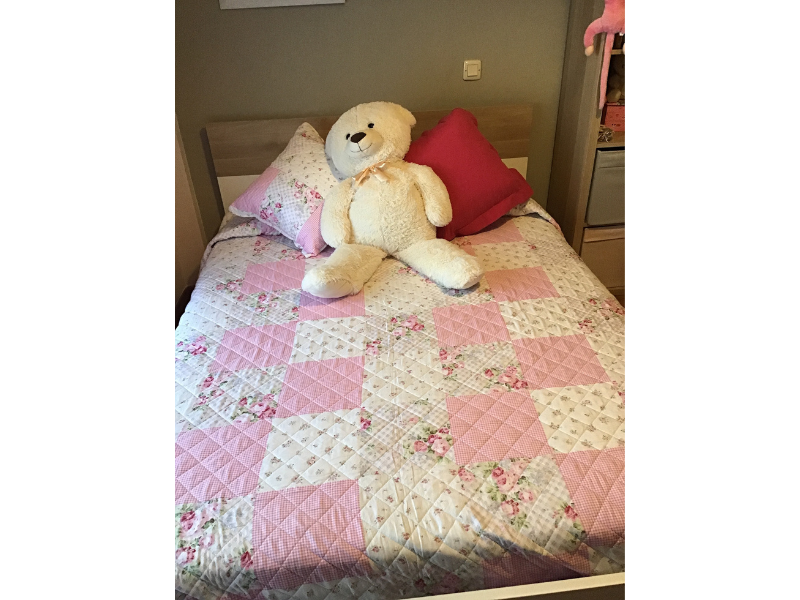 Foto de cliente de Muebles Dormitorio Matrimonio Nórdico Osaka Blanco Mate y Roble Japonés