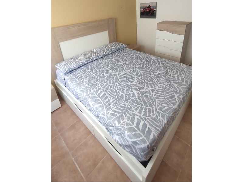 Foto de cliente de Dormitorio Matrimonio Estilo Nórdico Couple Blanco y Sahara