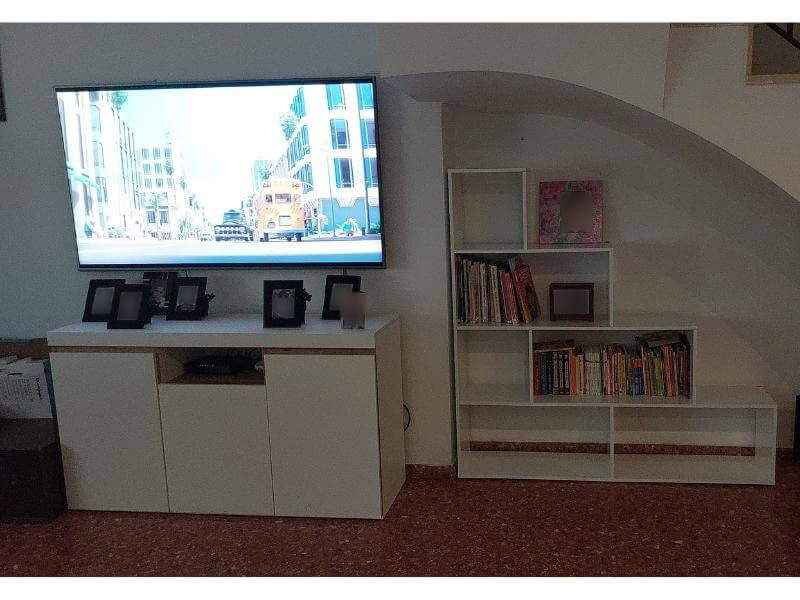 Foto de cliente de Aparador Elis 3 puertas 1 hueco blanco naturale 140 cm