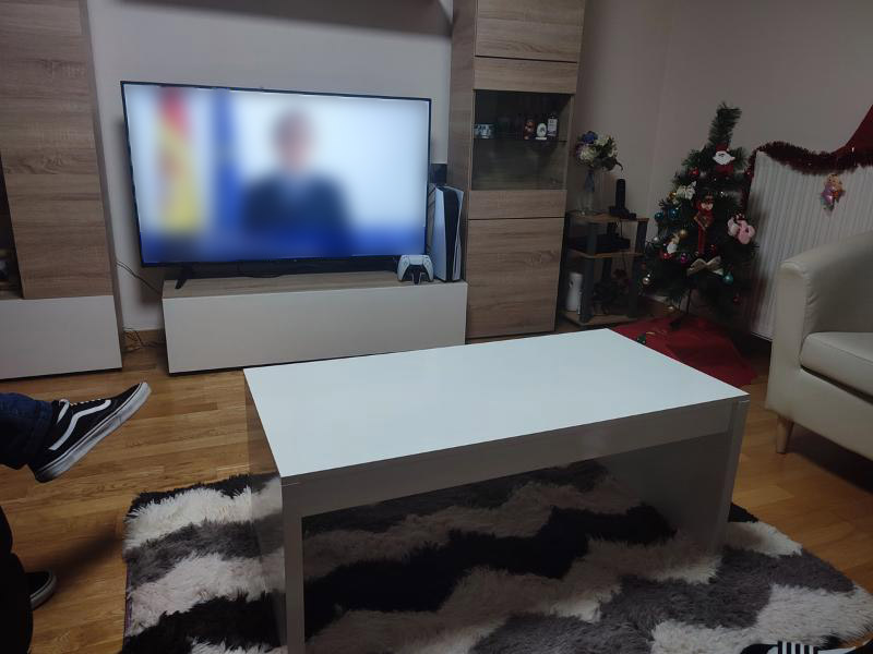 Foto de cliente de Pack muebles para salón Blanco Brillo y Roble Canadian