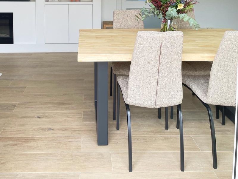 Foto de cliente de Mesa comedor Loft roble nordish salvaje industrial 160x100 cm
