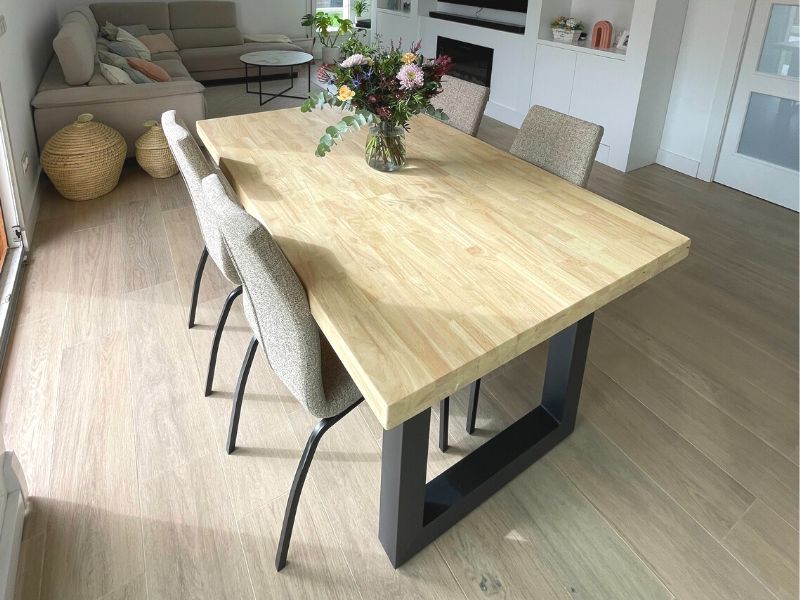 Foto de cliente de Mesa comedor Loft roble nordish salvaje industrial 160x100 cm