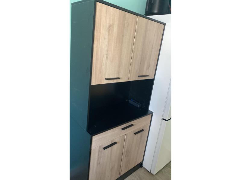 Foto de cliente de Mueble buffet Napoli roble Kronberg y negro mate 84x177 cm