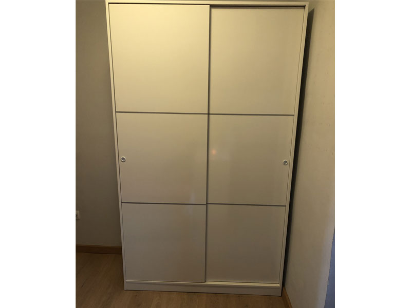 Foto de cliente de Armario con Puerta Corredera Blanco Brillo Habitación 120x200 cm