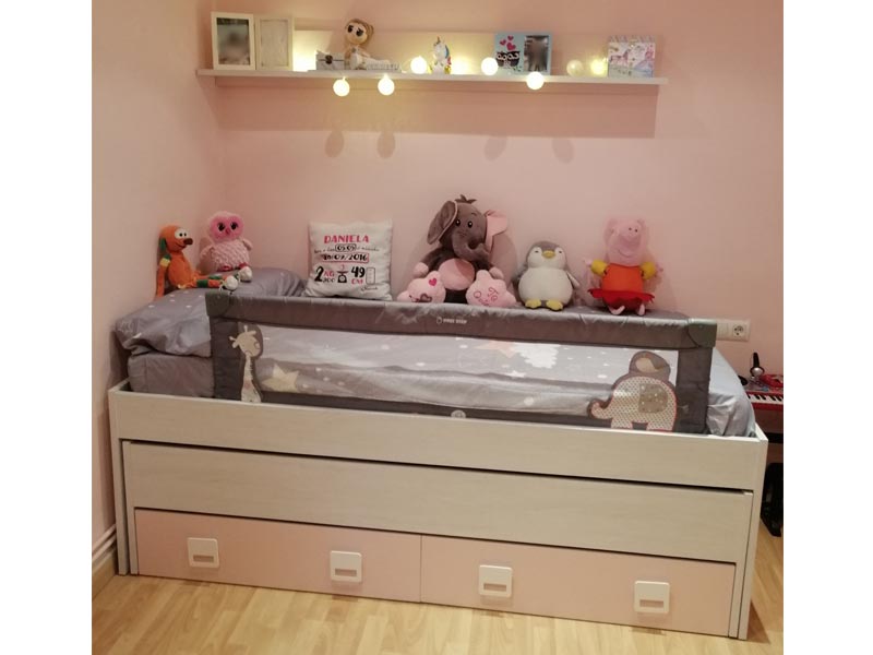 Foto de cliente de Habitación Juvenil Moderna Pack Blanco Y Rosa