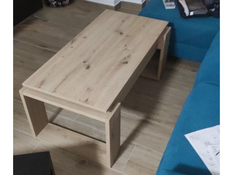 Foto de cliente de Mesa de Centro Elevable Nova Color Roble Nodi 105x55 cm