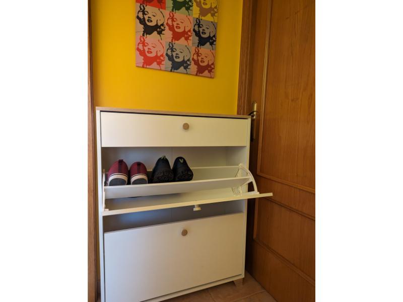 Foto de cliente de Mueble Zapatero Izzy Color Blanco Mate y Kronberg 81 cm