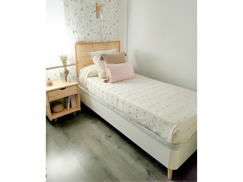 Foto de cliente de Cama Canapé Blanco Mate