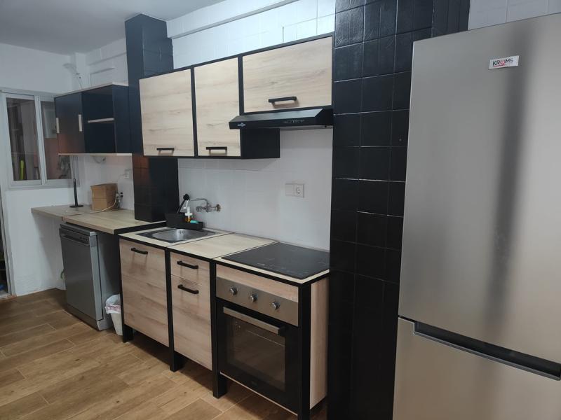 Foto de cliente de Módulo Cocina Inferior Industriale Roble Kronberg Y Negro Mate 44 cm