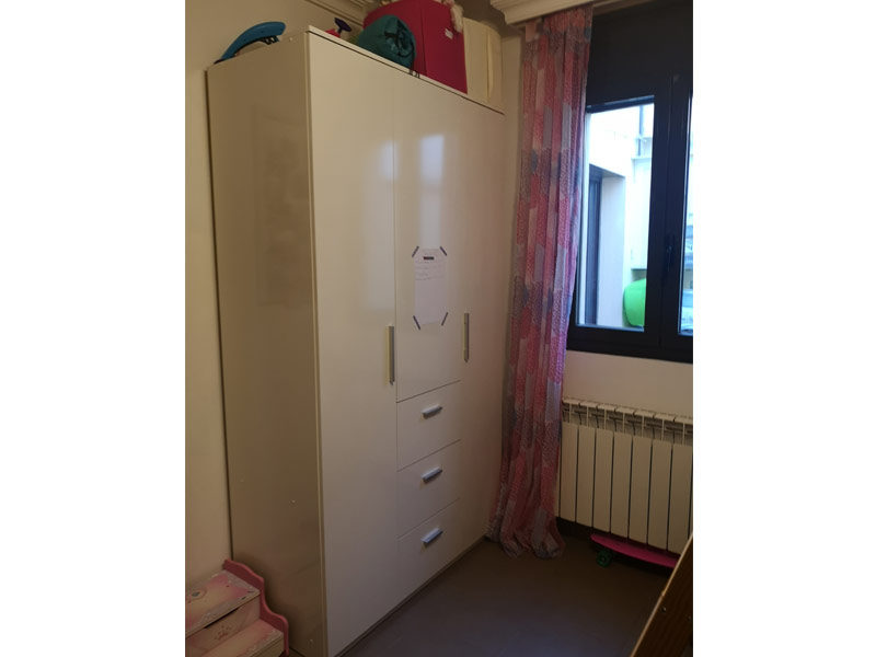 Foto de cliente de Armario Blanco Brillo Dormitorio 120x200 cm