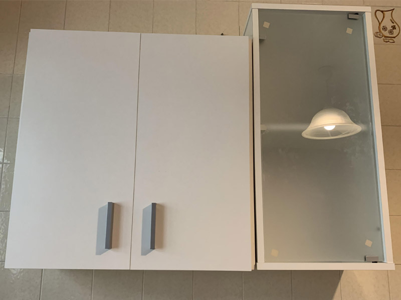 Foto de cliente de Muebles cocina blanco y gris cemento