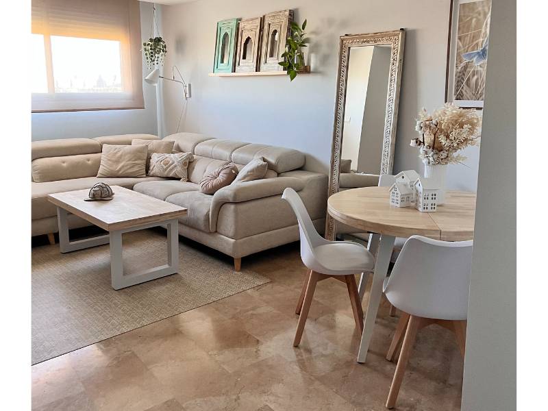 Foto de cliente de Mesa Centro Elevable Street Madera Roble Nordish y Blanco 120x60 cm