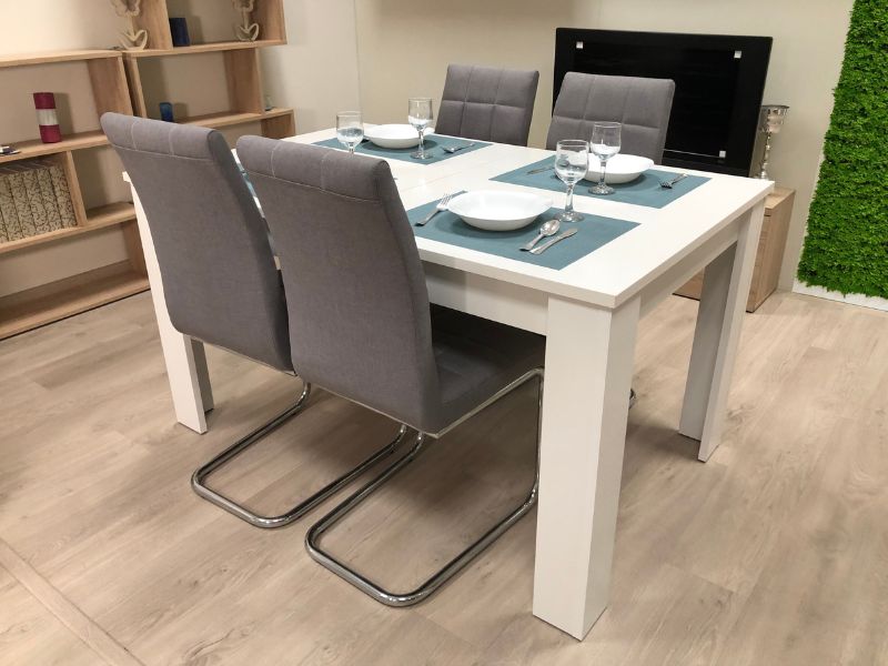 Foto de cliente de Pack muebles de salón moderno Roble nodi y Blanco mate