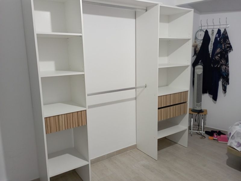 Foto de cliente de Vestidor Ethna En Blanco Artik Y Natur 190x187 cm