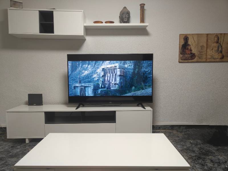 Foto de cliente de Mueble De Salón Moderno Blanco Brillo Belus 200 cm
