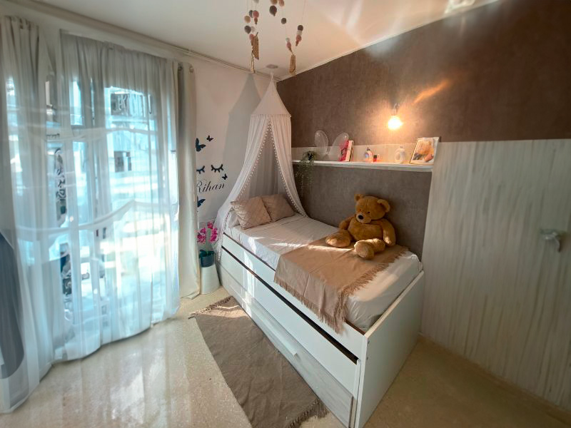 Foto de cliente de Cama Nido con Cajones Elliot 190x90 cm + Estantería Blanco