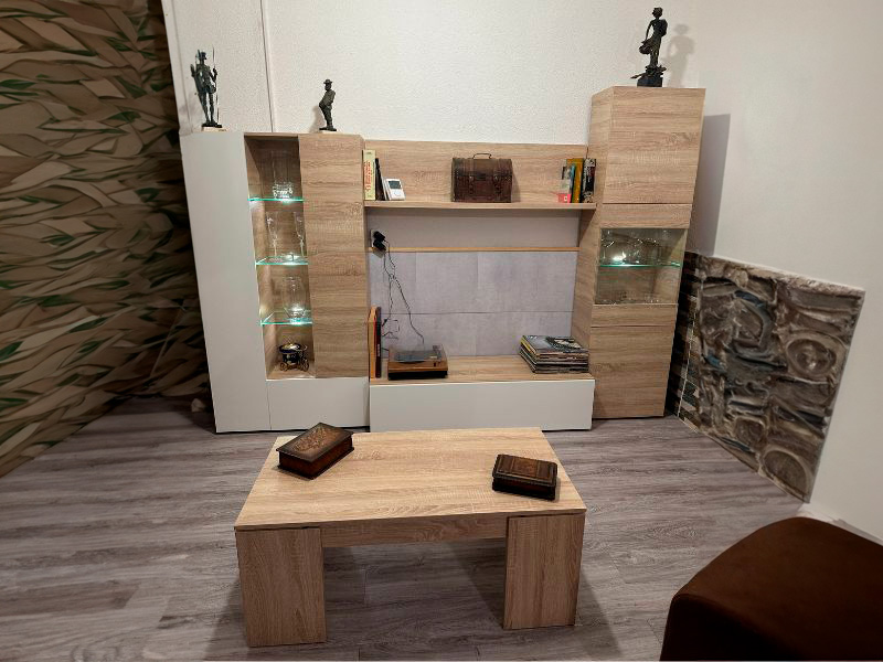 Foto de cliente de Mesa De Centro Salón Elevable Color Roble Canadian 100x50 cm