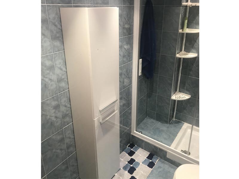 Foto de cliente de Columna De Baño Suspendida Aruba Color Blanco Lacado 30x150 cm
