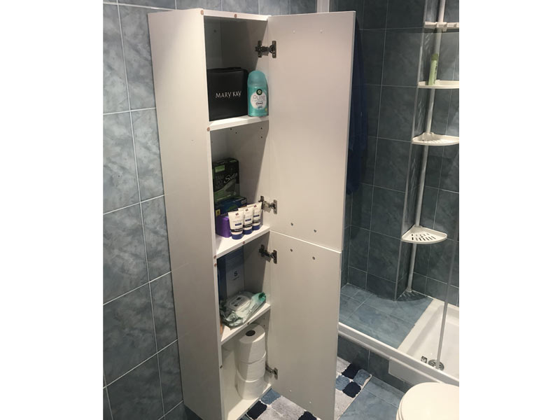 Foto de cliente de Columna De Baño Suspendida Aruba Color Blanco Lacado 30x150 cm