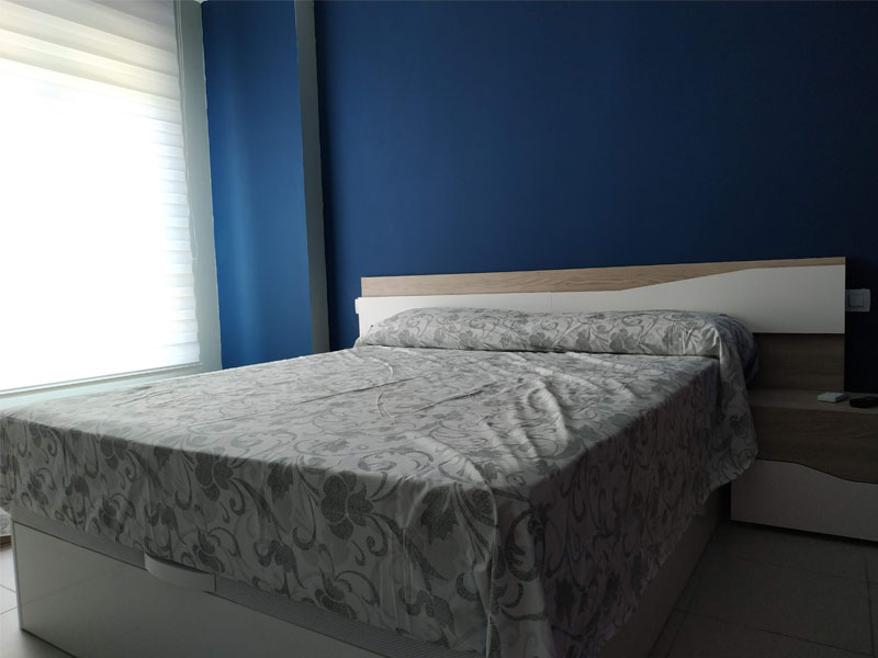 Foto de cliente de Dormitorio Matrimonio Completo Asimetric blanco y sahara con LED (mesitas 2 o 3 cajones)