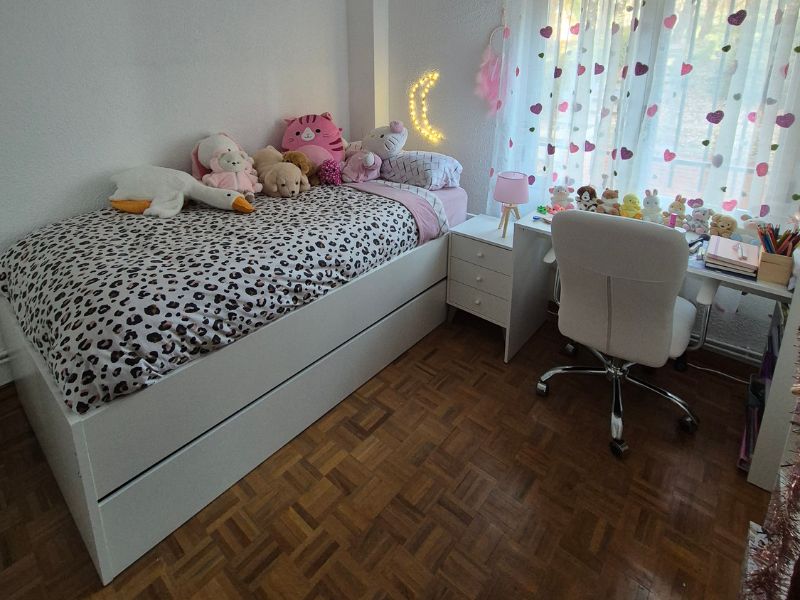 Foto de cliente de Cama Nido Tibet Dormitorio Juvenil Color Blanco Mate 90x190 cm