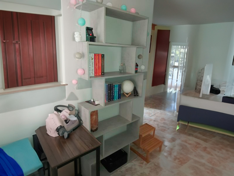 Foto de cliente de Pack muebles despacho diseño Cemento