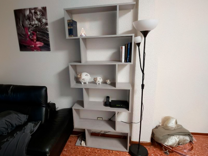 Foto de cliente de Pack muebles despacho diseño Cemento
