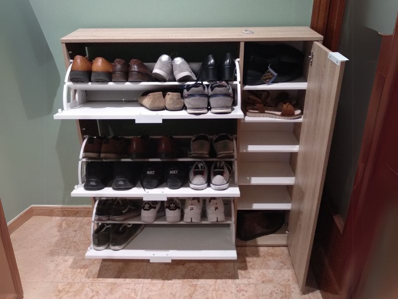 Foto de cliente de Mueble Zapatero Recibidor Pasillo 4 Puertas Class 106 cm