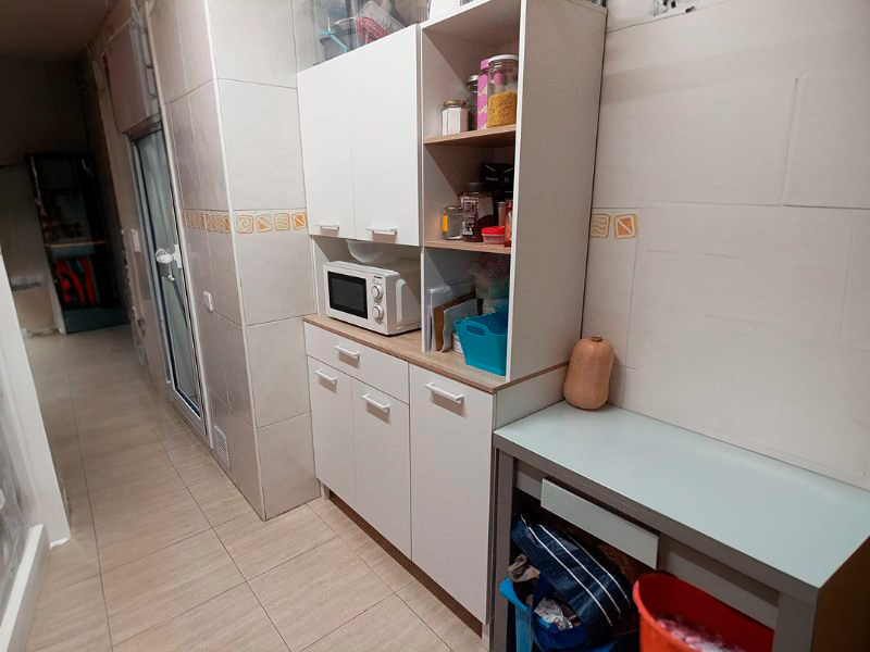 Foto de cliente de Mueble cocina auxiliar alto 5 p Yuka 108x186 cm