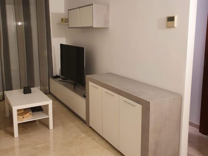 Foto de cliente de Mueble Salón Estilo Industrial Color Blanco Artik Y Gris Cemento 200 cm