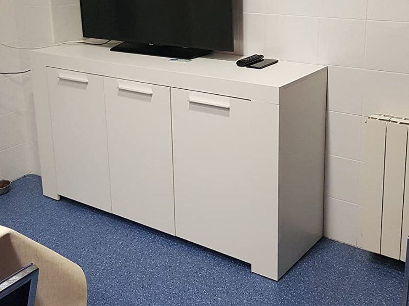 Foto de cliente de Aparador 3 puertas Ambit 144 cm color blanco artik