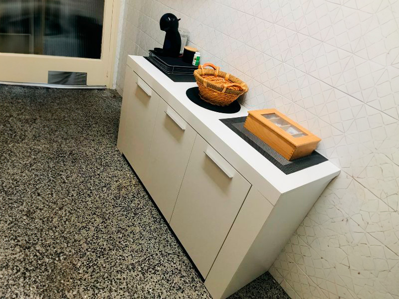 Foto de cliente de Aparador 3 puertas Ambit 144 cm color blanco artik