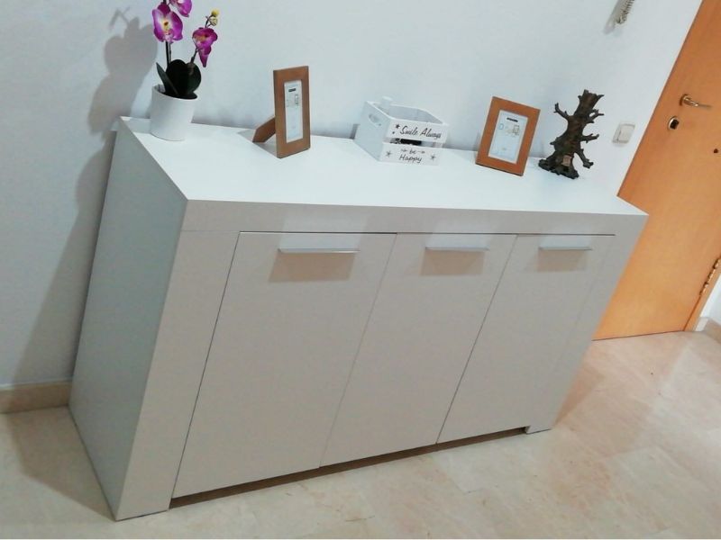 Foto de cliente de Aparador 3 puertas Ambit 144 cm color blanco artik