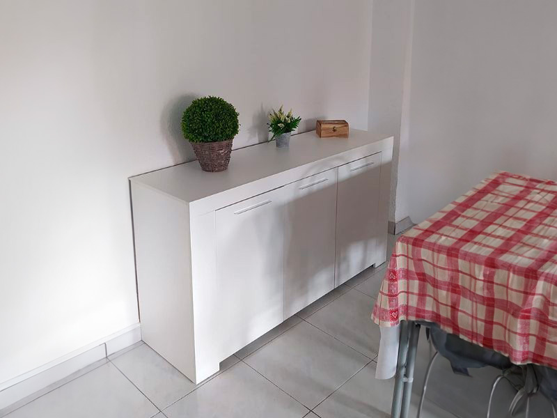 Foto de cliente de Aparador 3 puertas Ambit 144 cm color blanco artik