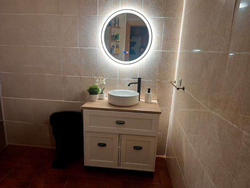 Foto de cliente de Mueble de Baño con Patas Siena Cottage 82 cm (Lavabo Opcional)