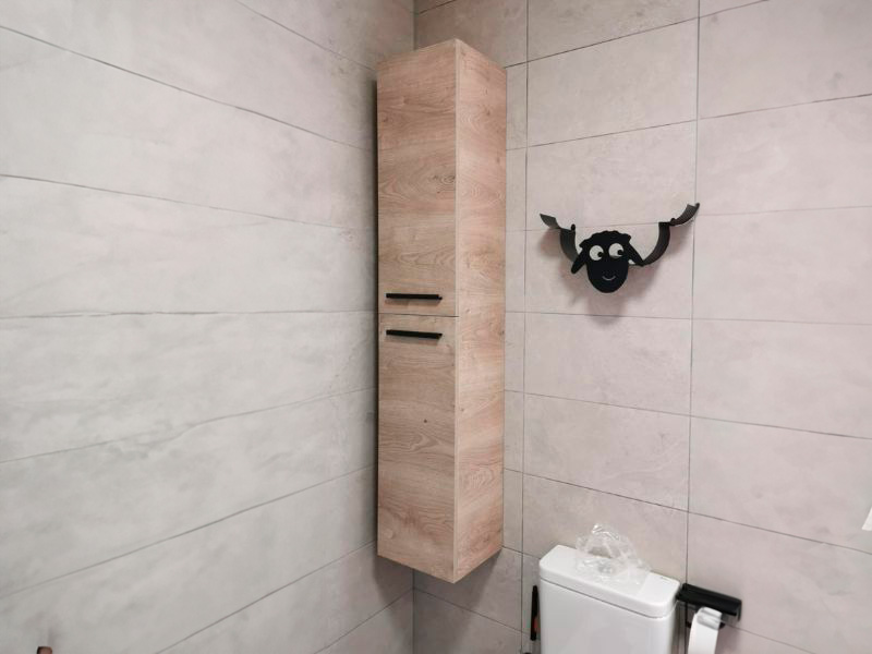 Foto de cliente de Columna de Baño Athena 2P Roble 30X150 cm