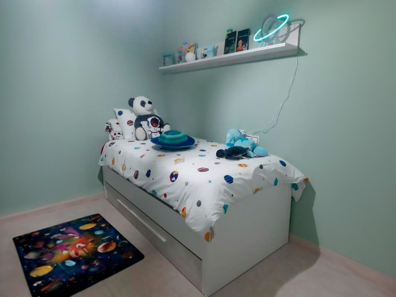 Foto de cliente de Habitación Juvenil Moderna Conjunto de Muebles Elliot con Somieres