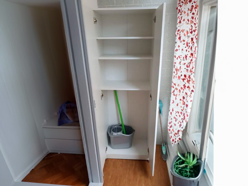 Foto de cliente de Mueble de Baño Pack Blanco Brillo con Armarios (Incluye Lavabo y Espejo)