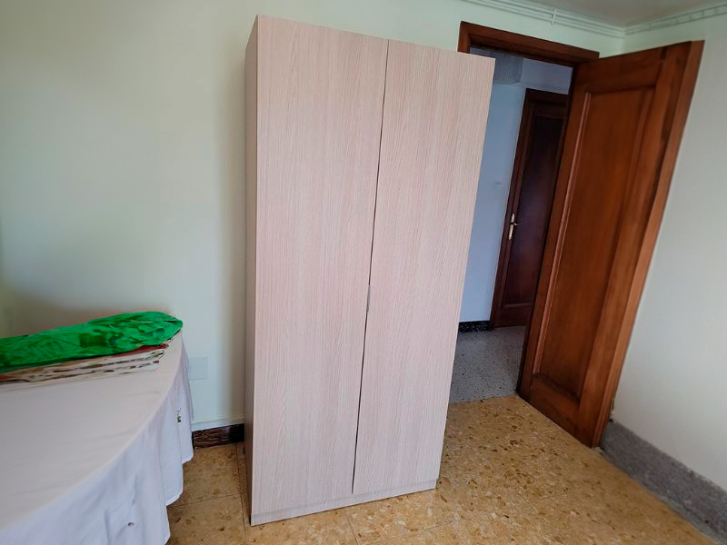 Foto de cliente de Armario Juvenil 2 Puertas Color Roble Dormitorio 82x180 cm