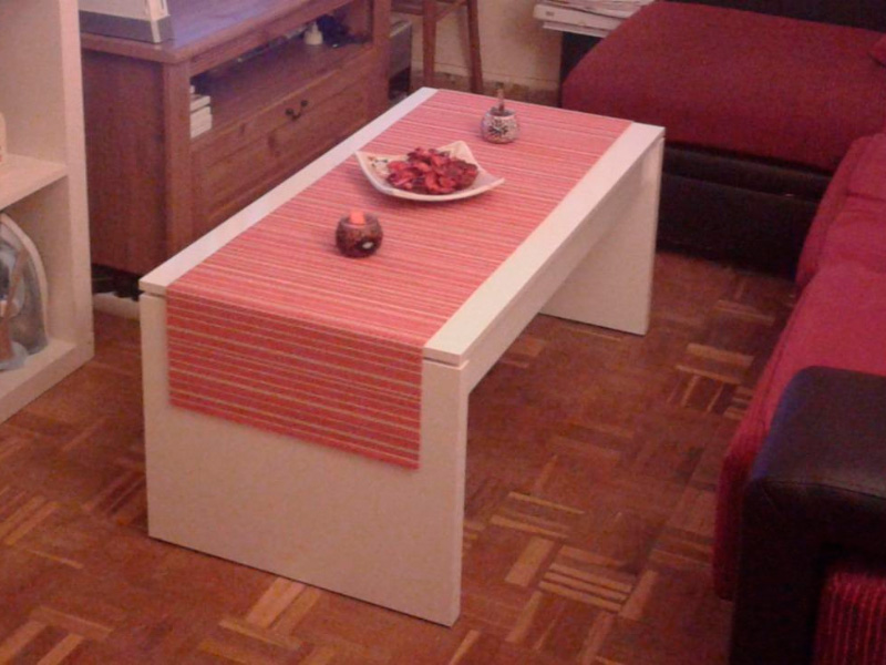 Foto de cliente de Pack muebles para salón Blanco Brillo y Roble Canadian