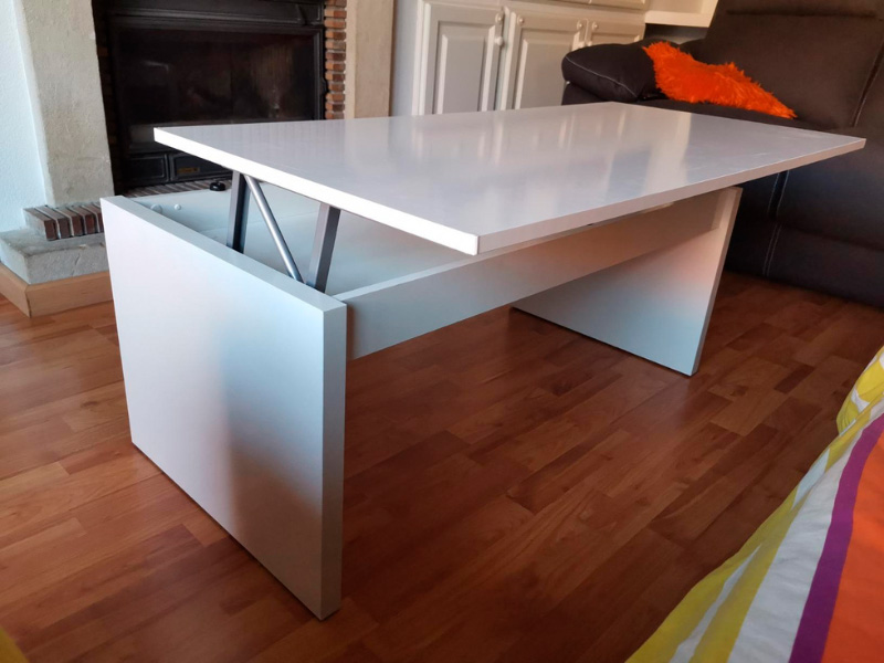 Foto de cliente de Pack muebles para salón Blanco Brillo y Roble Canadian