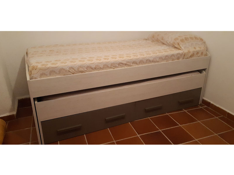Foto de cliente de Habitación Juvenil Moderna Pack Unisex Cama Nido Armario