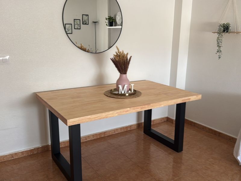 Foto de cliente de Mesa comedor Loft roble nordish salvaje industrial 160x100 cm