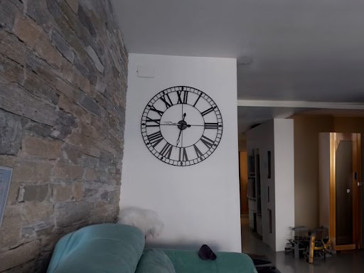 Foto de cliente de Reloj de pared Tibor Color Negro 88 cm