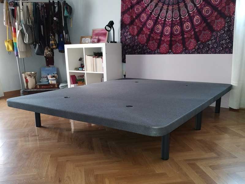 Foto de cliente de Base de Cama Tapizada Transpirable 3D Gris (Pack 6 Patas )