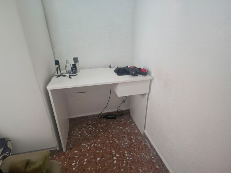 Foto de cliente de Mesa Escritorio Turín  Estudio Juvenil Con Cajón Color Blanco Mate 90 cm