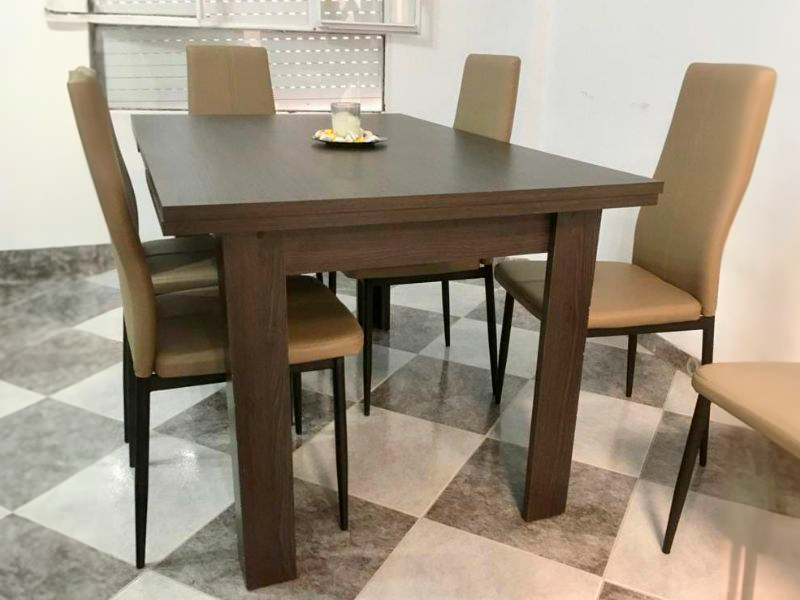 Foto de cliente de Sillas comedor polipiel Brea Capuchino